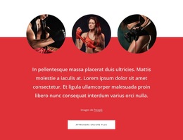 3 Images Et Texte - Modèle De Site Web Professionnel