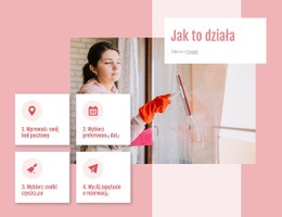 Nasze Usługi Sprzątania - Makieta Funkcjonalności Witryny