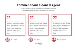 Comment Nous Aidons Nos Clients - Créateur De Site Web Par Glisser-Déposer