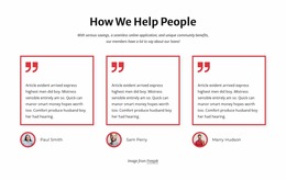 How We Help Clients - HTML Site Builder