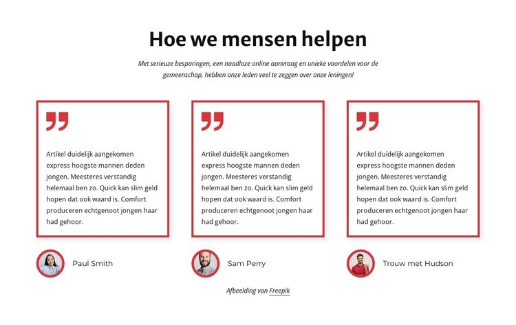 Hoe we klanten helpen HTML5-sjabloon