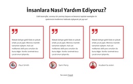 Müşterilere Nasıl Yardımcı Oluyoruz