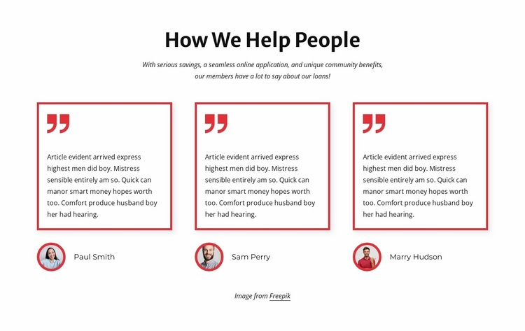 How we help clients Website Design