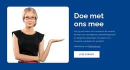 Het Aanbieden Van Hoogwaardige Diensten - Eenvoudige HTML-Sjabloon