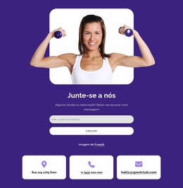 Junte-Se A Um Clube Esportivo Modelo Joomla 2024