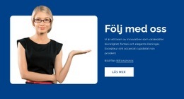 Erbjuder Avancerade Tjänster - Enkel HTML-Mall