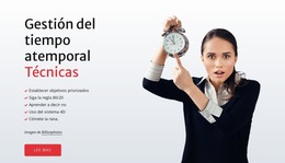 Habilidades De Manejo Del Tiempo - Plantilla Joomla Gratuita