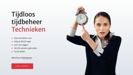 Premium Website-Ontwerp Voor Tijdmanagementvaardigheden
