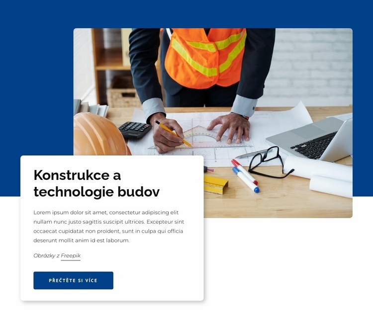 Konstrukce a technologie budov Téma WordPress