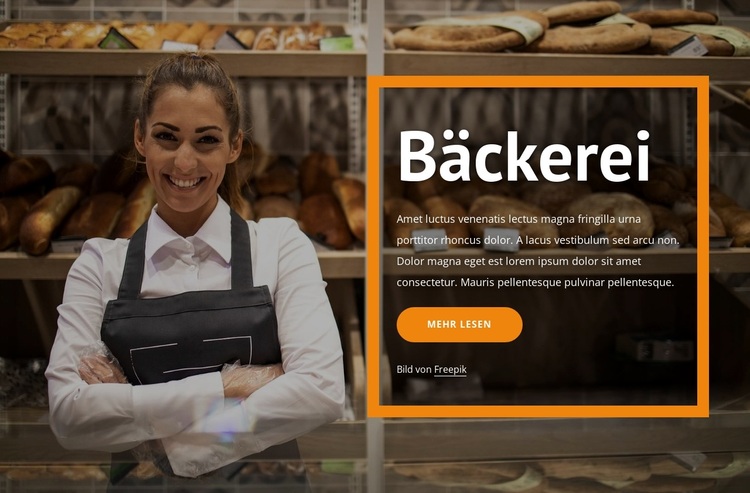 Brot und Backwaren WordPress-Theme