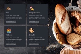 Produits De Boulangerie - Conception De Sites Web De Téléchargement Gratuit