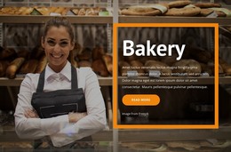 Bread And Bakery - Fully Responsive Template