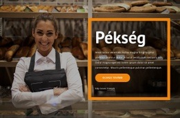 Kenyér És Pékség – Teljesen Reszponzív Sablon