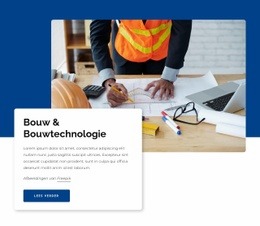 Bouw En Gebouwentechniek - Gratis Websitemodel