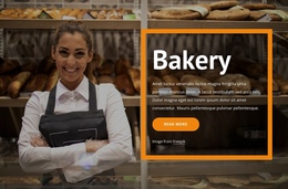 Bread And Bakery - Best Free One Page