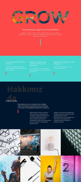 İşinizi Geliştirin - Ücretsiz HTML Şablonu