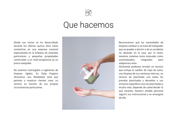 Servicios de agencia de limpieza Plantilla HTML