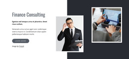 Finance Consulting - Web Template