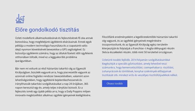 Előre gondolkodó tisztítás Sablon