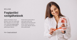 Fogápolási Szolgáltatások – Többcélú Kreatív Sablon