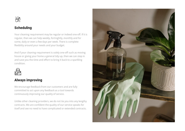 Cleaning company work Joomla Template