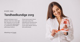 Tandheelkundige Zorg Flexbox-Sjabloon