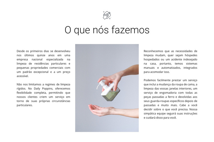 Serviços de agência de limpeza Tema WordPress