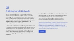 Städning Framåt Tänkande