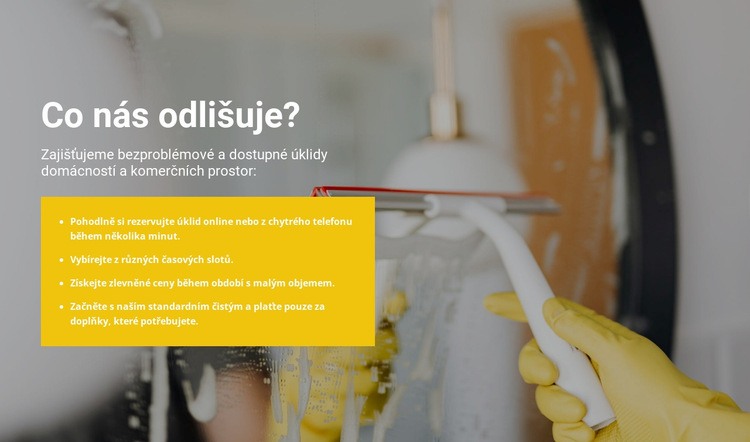 Čištění na nejvyšší úrovni Šablona