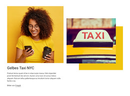 Bester Taxiservice In New York - Einseitenvorlage