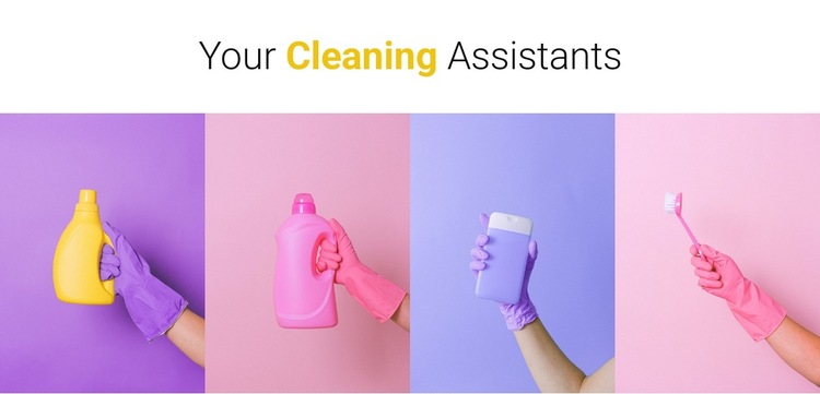 Your cleaning assistants HTML5 Template