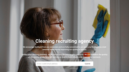 Staff Recruitment For Cleaning Joomla Template