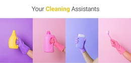 Your Cleaning Assistants - Joomla Template Inspiration