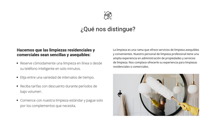 Limpieza de cualquier complejidad Tema de WordPress