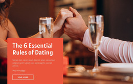 6 Essential Rules For Dating - HTML Template Download