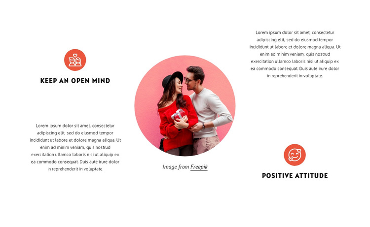 Keep an open mind HTML5 Template