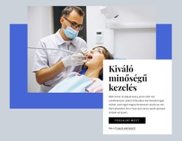 Kiváló Minőségű Fogászati Ellátás - Egyszerű Webhelytervezés