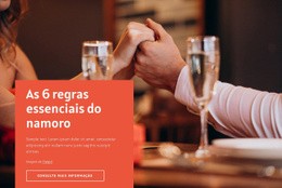 6 Regras Essenciais Para Namoro - Design De Site Personalizado