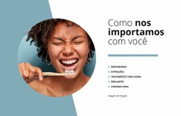 Como Cuidamos De Você - Landing Page Profissional Personalizável