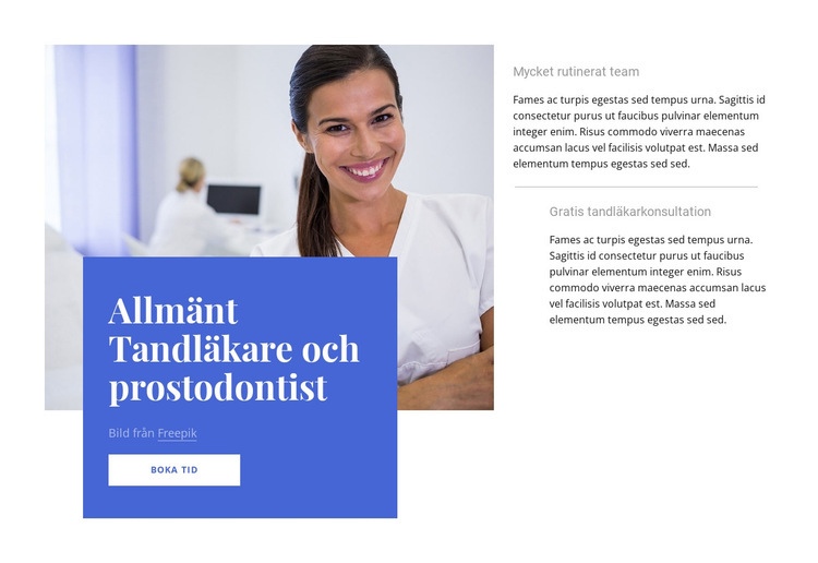 Allmän tandläkare WordPress -tema