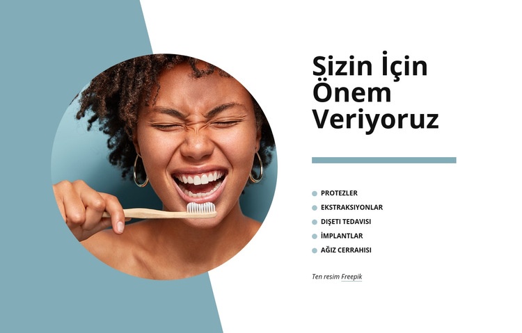 Seni nasıl önemsiyoruz Html Web Sitesi Oluşturucu