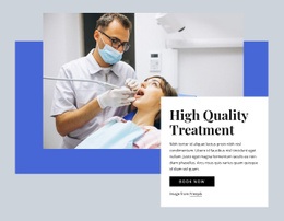 Hight Quality Dental Care - Simple Web Page Design