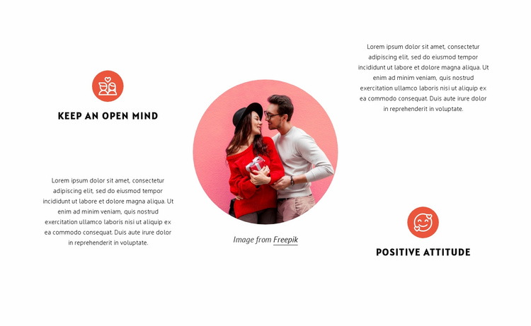 Keep an open mind Website Template