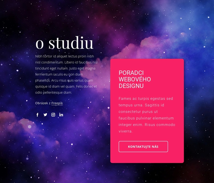 Poradci pro web design Šablona webové stránky