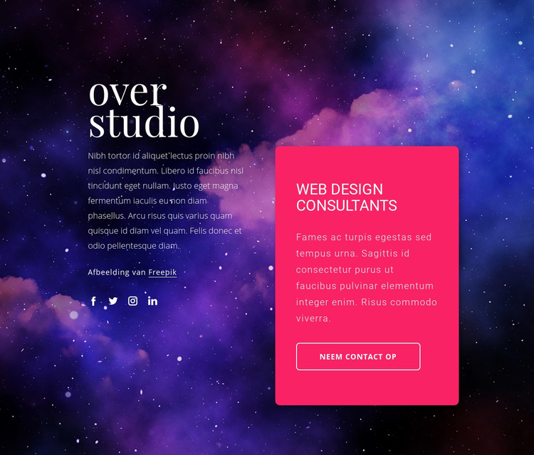 Webdesign consultants WordPress-thema