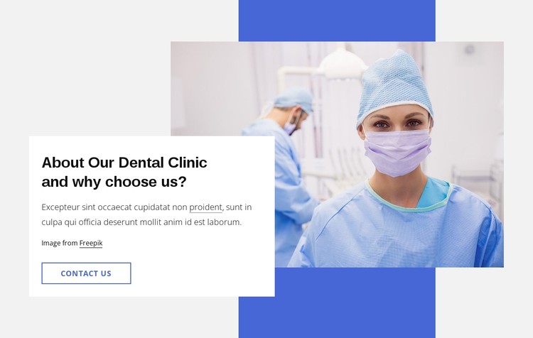 Healthy teeth and a healthy smile CSS Template