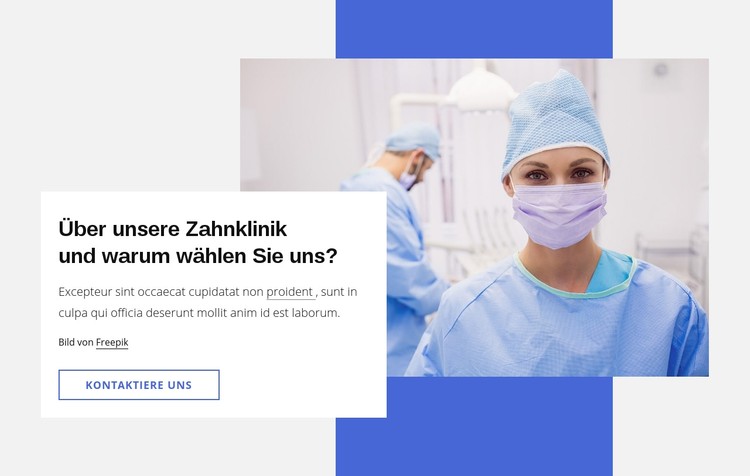 Gesunde Zähne und ein gesundes Lächeln CSS-Vorlage