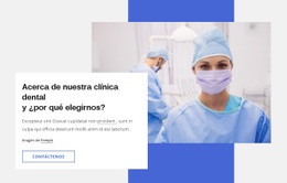 Diseño De Sitio Web Para Dientes Sanos Y Una Sonrisa Sana