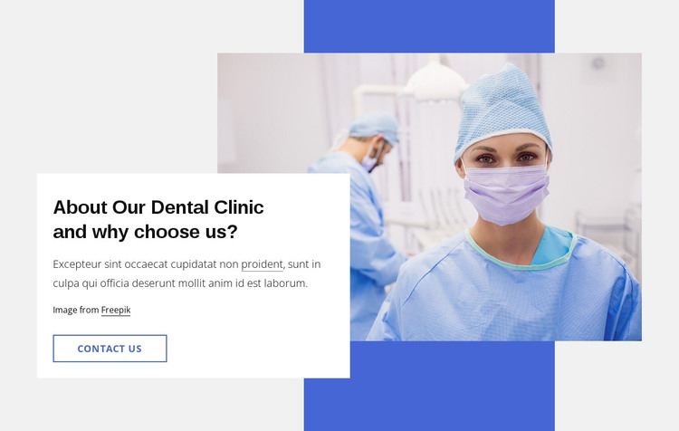 Healthy teeth and a healthy smile HTML Template