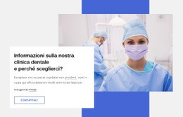 Progettazione Del Sito Web Per Denti Sani E Un Sorriso Sano